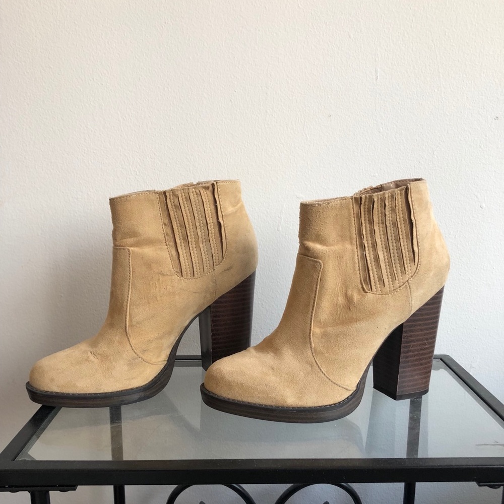 Zara Trafaluc Tan Booties